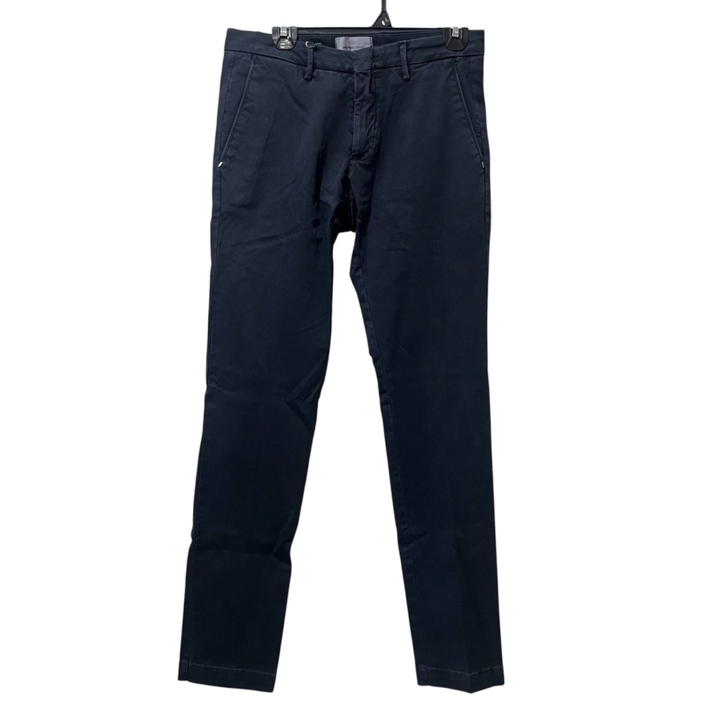 Michael Coal Chino‎ Capri Pants Mens 31 Slim Fit Navy Blue NEW Italy Inseam 32”